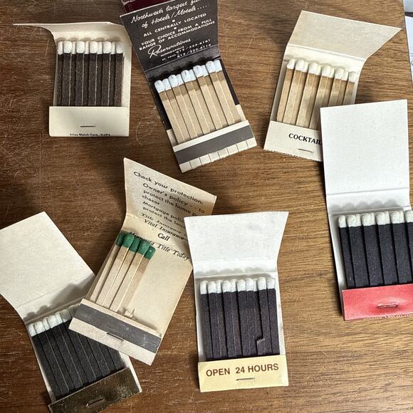 Vintage Minnesota Matchbook Lot Most Unused Leamington Hotel Restaurants Casino - Picture 3 of 10